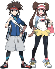 Pokemon Black 2 And White Wiki Guide - Pokemon Black And White Main Characters Png