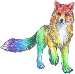 Cute - Wolf Cute Animal Drawings Png