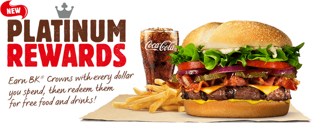 Burger King The Official App Is Here - Burger King Rewards Png