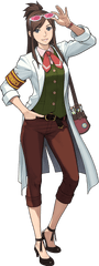 Ace Attorney - Ema Skye Ace Attorney Cosplay Png