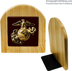 Bookends Eagle Globe And Anchor Png - Marine Corps Emblem