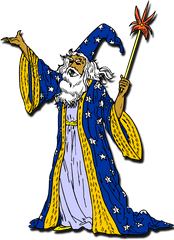 Free Wizard Transparent Download - Blue Wizard Png