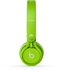 Download Hd Green Dj Headphones - Beats Mixr Green Beats Headphones Lime Green Png