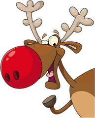 Rudolph Nose Png Image - Rudolf Deer