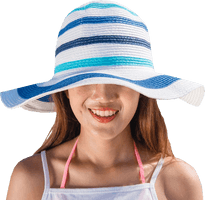 Wearing Girl Cap Happy Download HD - Free PNG