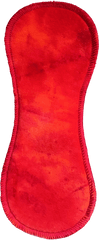 Organic Cotton Velour Wingless Mini Pad Png Red Moon