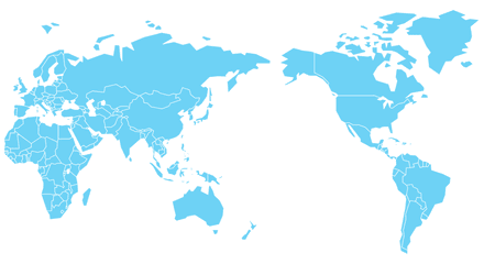 World Map Png - World Map Blue Png