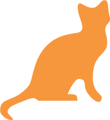 Orange Cat Clip Art Stock Png Files - Orange Cat Silhouette