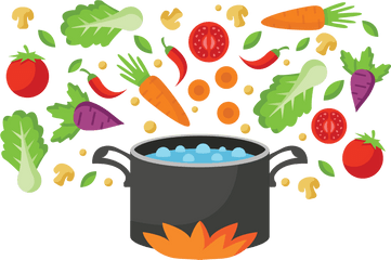 Download Free Boiling Water Vector Copy - Vector Sopa Png