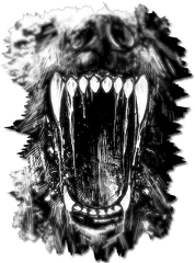 Blend Wolf Logo Werewolf Teeth - Monsters Come Out At Night Png