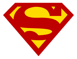 Logo Batman Text Yellow Superman PNG Free Photo