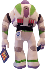 Back View Of Large Plush Buzz Lightyear Rag Dolls - Buzz Buzz Lightyear Toy Story Back Png