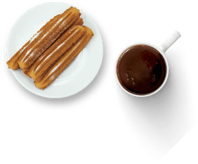 Churros En - Churros Con Chocolate Png