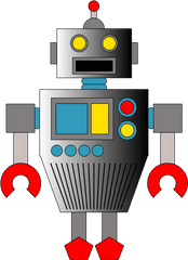 Toyartrobot Png Clipart - Royalty Free Svg Png Robot On Graph Paper