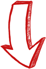 Download Chalk Arrow Png Red Image - Transparent Background Chalk Arrow Png