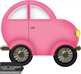 Pink Car Graphic - Model Car Png