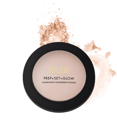 Prep Set Go Illuminating Setting Powder - Milani Prep Set Glow Illuminating Transparent Face Powder Png