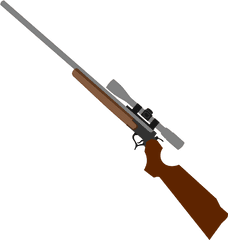 Weapon Rifle Gun Telescopic - Rifle Gun Clipart Png