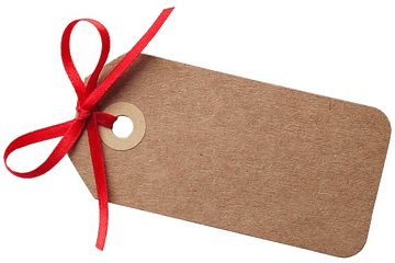 Gift Box Background Png Image - Transparent Background Brown Gift Tag