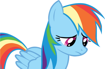 182867 - Rainbow Dash Sad Transparent Png