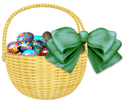 Easter Basket Bunny Free Png Image