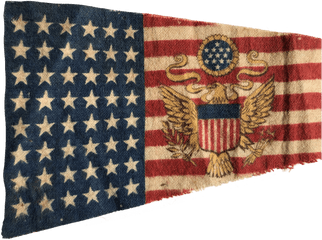 1950s Stars Stripes Pennant - Iphone 4 Png