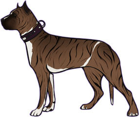 Great Dane Art Clip - Clip Art Png