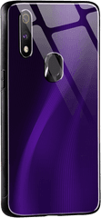 Dailyobjects Lightning Purple Glass Case Cover For Oppo - Smartphone Png