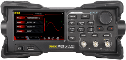 Rigol Dg2072 70mhz Functionarbitrary Waveform Generator - Rigol Dg 2072 Png