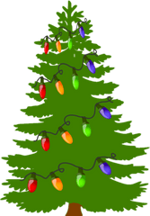 Christmas Tree Background Png Files - Pine Tree Vector Png