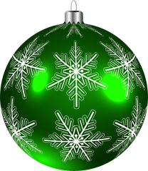 Green Christmas Png Transparent - Green Christmas Ball Clipart