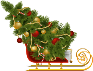 Download Free Png Christmas - Backgroundtreetransparent Trineo Del Ãrbol De Navidad