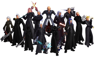 Kingdom Hearts Picture Xiii Organization - Free PNG