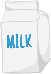 Download Painted Breakfast Vector Milk Free Png Hd - Box