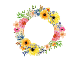 Floral Vintage Frame Round Free HD Image - Free PNG