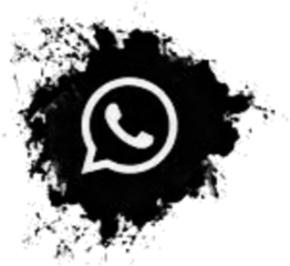 Whatsapp Black Sticker By Mila - Icones Social Media Black Png