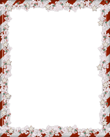 Frame Flower Border Christmas Exquisite Free Clipart HD - Free PNG