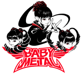 Srbb0177 Babymetal Car Window Decal Sticker Anime - Baby Metal Band T Shirts Png