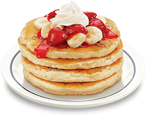 Pancakes And Bacon Png Transparent - Ihop Pancakes Png