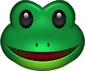 Frogs Clipart Emoji - Frog Emoji Iphone Png