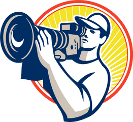 Video Logo - Camera Man Art Png