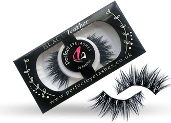 Black Leather - Perfect Eyelashes By Katosu Eyelash Extensions Png