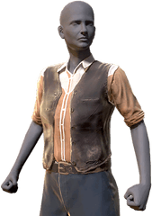 Orange Shirt Western Outfit 76 - Western Outfit Fallout 76 Png