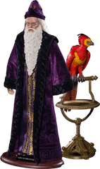 Dumbledore With Fawkes Action Figure Harry Potter - Harry Potter Dumbledore Figures Png