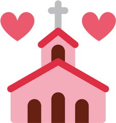 Free Wedding Emoji Icon Of Flat Style - Wedding Building Icon Png