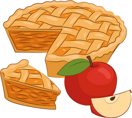 Apple Pie Clipart - Clip Art Apple Pie Png