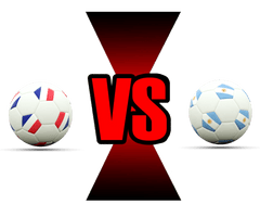 Fifa World Cup 2018 France Vs Argentina - Free PNG