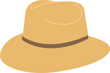 Sun Hat Jpg Free Library Transparent - Summer Hat Transparent Clipart Png