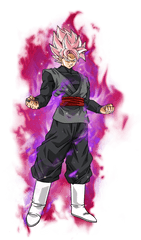 Anime Goku Black - Goku Black Super Saiyajin Rose Png