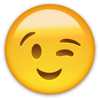 Emoticon Smiley Wink Smile Whatsapp Emoji - Free PNG